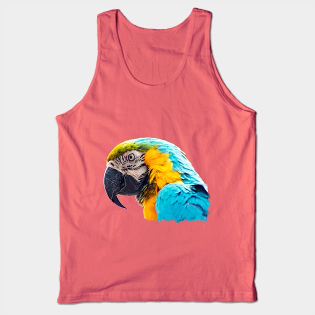 Macaw portrait Tank Top by MarionsArt